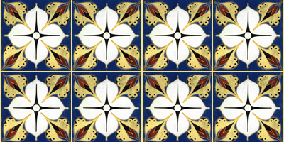 Banner Image: Exterior polychrome tile from the Guarantee Trust Company Building (c.1873) by Frank Furness.