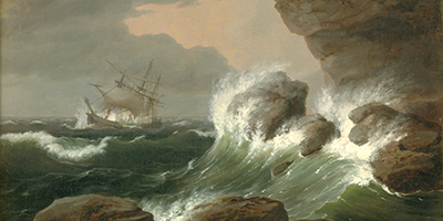 Banner Image: Seascape by Thomas Birch, 1835.