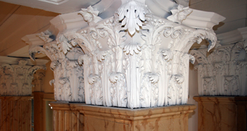 Capitals in Members' Reading Room.