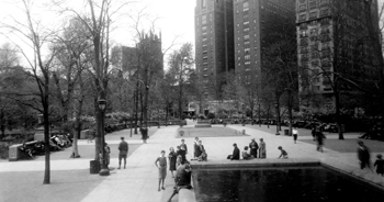 Banner Image: Rittenhouse Square.  Photo by Karl F. Lutz, 1936.