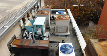 Banner Image: Rooftop HVAC condensers, 2007.