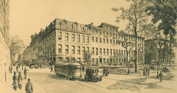 Banner Image: 6th and Walnut Sts. by Frank H. Taylor, 1914.